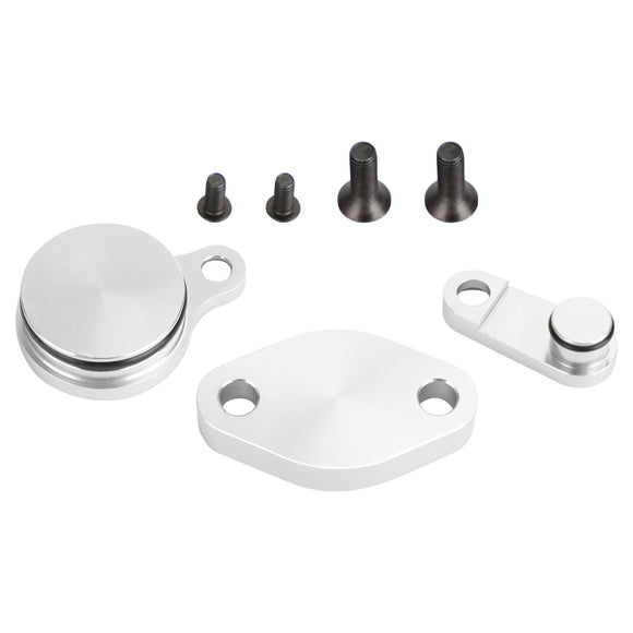 Silverado LQ4 LQ9 5.3 6.0 LS EGR+EVAP Valve Block Off Plates Kit Purge Solenoid Plug Intake/Exhaust