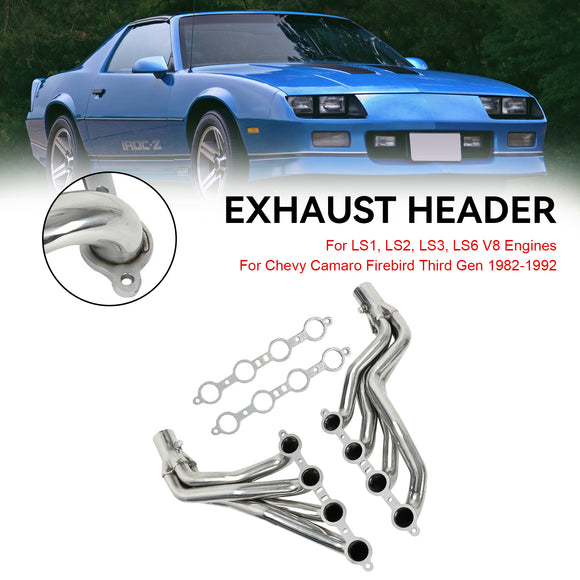 Chevrolet 1982-1992 Camaro Firebird dritte Generation F-Body Edelstahl-Krümmer LS Swap