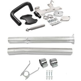Dodge 2013-2017 Ram 2500 3500 6.7L Cummins Diesel 4" Exhaust Muffler Pipes & EGR  Delete Kit