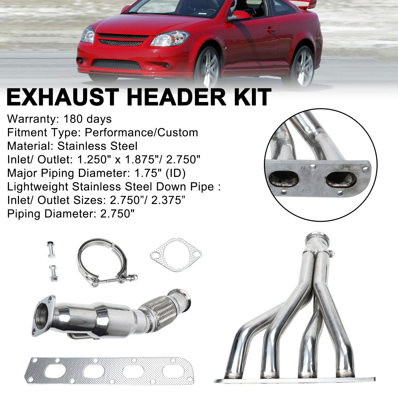 Chevrolet Coblat 2005-2007 Saturn SS 2.0L Exhaust Manifold Header