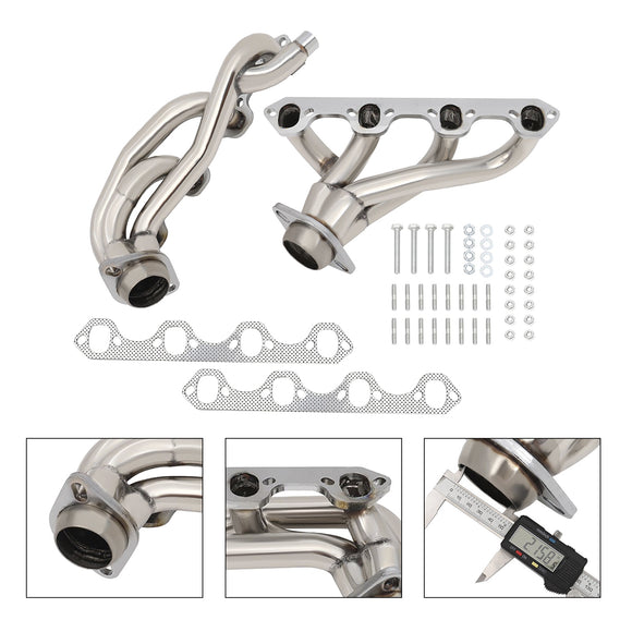Ford 1987-1996 F150/F250/Bronco 5.8L T-304 Shorty Exhaust Headers Manifold
