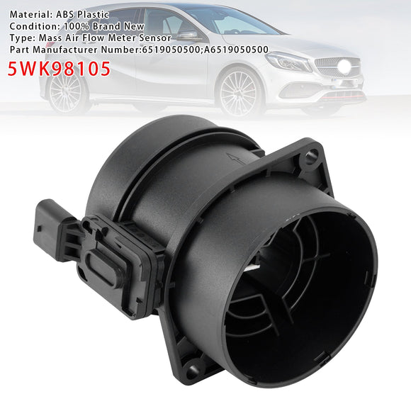 Mercedes W205 W176 GLC X253 CDI 5WK98105 Mass Air Flow Meter Sensor