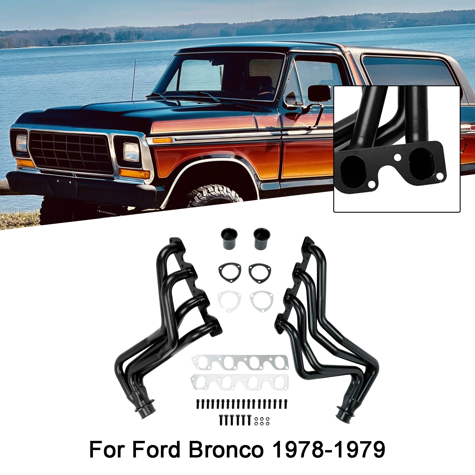 Ford 1978-1979 Bronco Exhaust Header Manifold