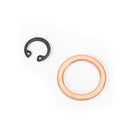 Kit d'entretoises d'extension coudées pour capteur d'oxygène O2 en acier inoxydable 304 de style J M18 x 1,5-7