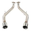 Muffler Axle Back Double Wall Dual Tips Exhaust Pipe for Infiniti Q50 2014-UP-4