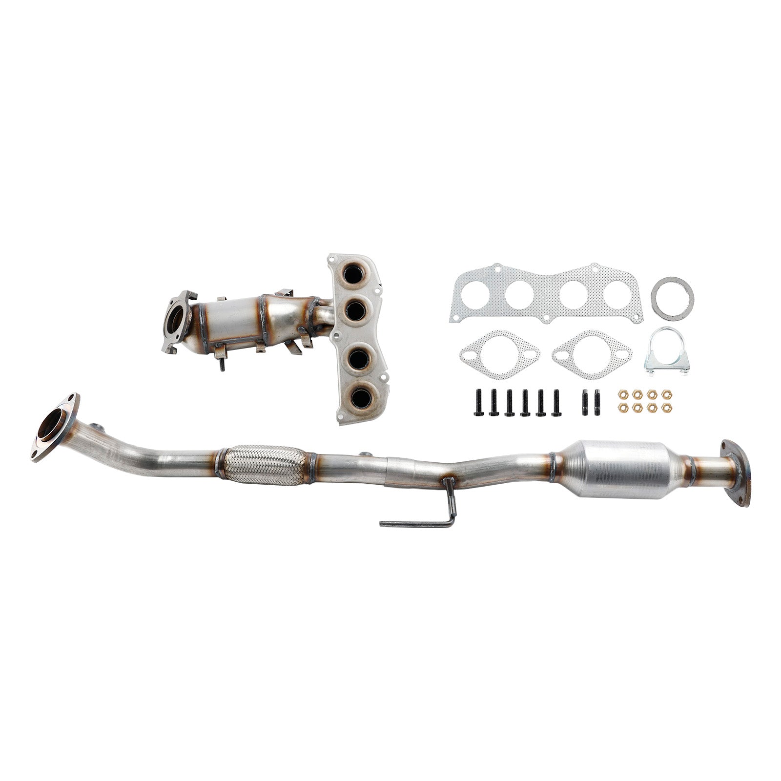 Toyota 2002-2006 Solara 2.4L Front + Rear Exhaust Catalytic Converter