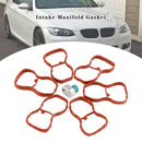 6PCS Intake Manifold Gasket 1167807480 Fit BMW E90-93 F10 F11 F07 X5 X6 N57-14