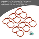 6PCS Intake Manifold Gasket 1167807480 Fit BMW E90-93 F10 F11 F07 X5 X6 N57-7