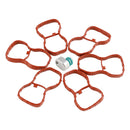 6PCS Intake Manifold Gasket 1167807480 Fit BMW E90-93 F10 F11 F07 X5 X6 N57-9