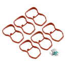 6PCS Intake Manifold Gasket 1167807480 Fit BMW E90-93 F10 F11 F07 X5 X6 N57-2