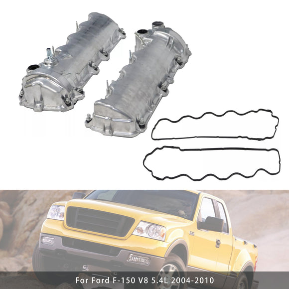 Ford F-150 V8 5.4L 2004-2010 2PCS LH+RH Engine Valve Cover 7L1Z6584A 9L1Z6582D 9L1Z6582C