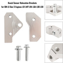 GM LS Gen 3 Engines LS1 LM7 LR4 LQ4 LS6 L59 Knock Sensor Relocation Brackets-5