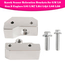 GM LS Gen 3 Engines LS1 LM7 LR4 LQ4 LS6 L59 Knock Sensor Relocation Brackets-8