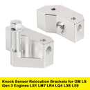 GM LS Gen 3 Engines LS1 LM7 LR4 LQ4 LS6 L59 Knock Sensor Relocation Brackets-9