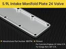 5.9L Intake Manifold Plenum Plate 24V 551714 Fit Dodge Ram Cummins 6BT Diesel-31