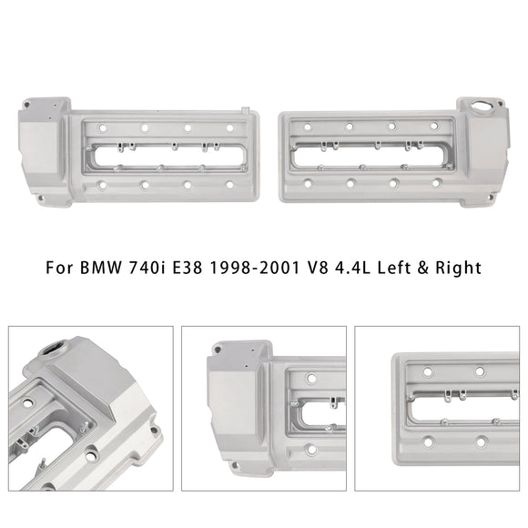 BMW 540i E39 740i 740iL1998-2001 E38 X5 Z8 Left+Right Engine Valve Cover