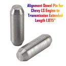 Chevy LS Engine to Transmission Extended Length 1.875 Inch Alignment Dowel Pin-8