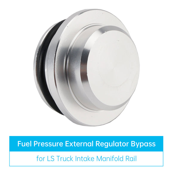 Fuel Pressure External Regulator Bypass for LS Truck Intake Manifold Rail