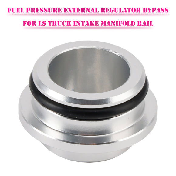 Fuel Pressure External Regulator Bypass for LS Truck Intake Manifold Rail