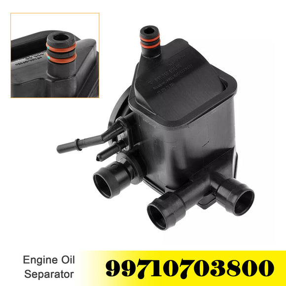 Porsche 911 Carrera 3.8L 2004-2008 Engine Oil Separator Vent Valve 99710703800 90033105340 99710703801