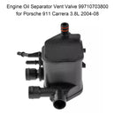 Porsche 911 Carrera 3.8L 2004-2008 Engine Oil Separator Vent Valve 99710703800 90033105340 99710703801-14