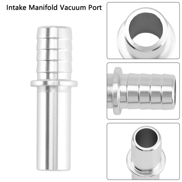 1/2 Inch Hose Barb Vacuum Port Fitting LS Truck Intake Manifold Rear Brake Boost LQ4
