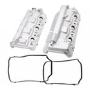 2PCS Front+Rear Engine Valve Cover For Honda Odyssey Pilot Ridgelin Accord 3.5L-1