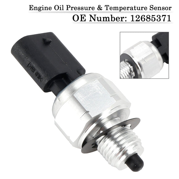 Chevy Silverado Cadillac Engine Oil Pressure & Temperature Sensor 12685371