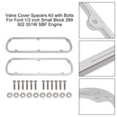 Valve Cover Spacers Kit with Bolts For Ford 1/2 inch Small Block 289 302 351W-2