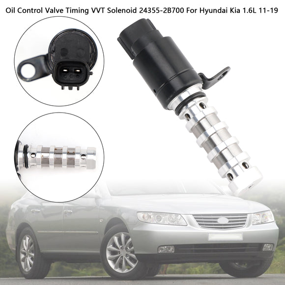 Oil Control Valve Timing VVT Solenoid 24355-2B700 For Hyundai Kia 1.6L 11-19