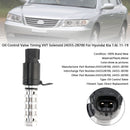 Oil Control Valve Timing VVT Solenoid 24355-2B700 For Hyundai Kia 1.6L 11-19-2