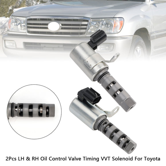 2Pcs LH & RH Oil Control Valve Timing VVT Solenoid For Toyota