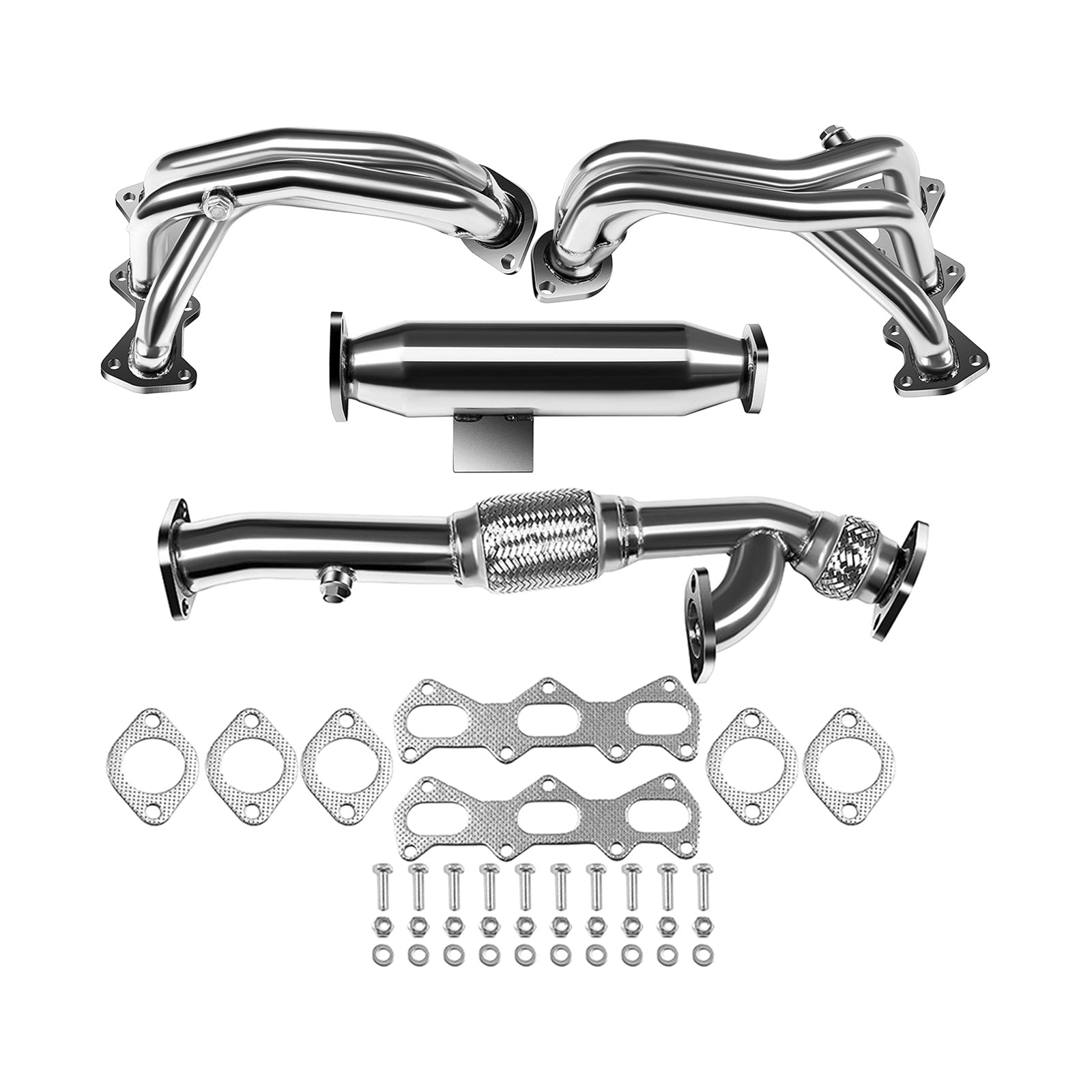 Hyundai 2003 2005-2006 Tiburon 2.7L Stainless Header Exhaust Manifold HDSHT03V6