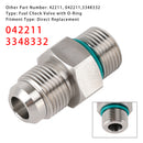 Fuel Pump Straight Fuel Check Valve Fitting 042211 3348332 For  Cummins N14-8