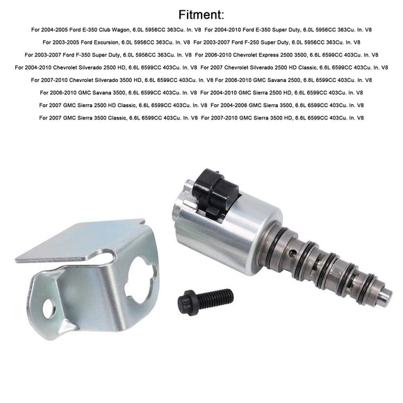 Oil Control Valve Timing VVT Solenoid 3C3Z-6F089-AA For Ford F250 2004-10 6.0L