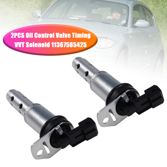 2Pcs Oil Control Valve Timing VVT Solenoid 11367585425 For BMW 1 E81 2006-2012