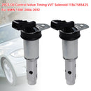2Pcs Oil Control Valve Timing VVT Solenoid 11367585425 For BMW 1 E81 2006-2012-2