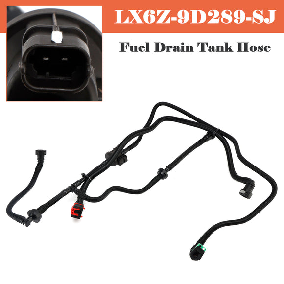 LX6Z-9D289-SJ Fuel Drain Tank Hose for Ford Bronco Sport Escape 2020-2025
