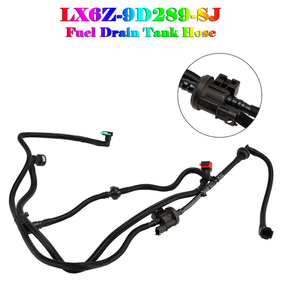 LX6Z-9D289-SJ Fuel Drain Tank Hose for Ford Bronco Sport Escape 2020-2025