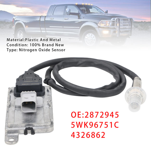 Nox Nitrogen Oxide Oxygen Sensor For Cummins 24V Van 2872945 5WK96751C 4326862