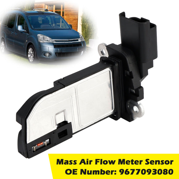Mass Air Flow Meter Sensor 9677093080 For Citroen Peugeot 1.6 Blue HDI