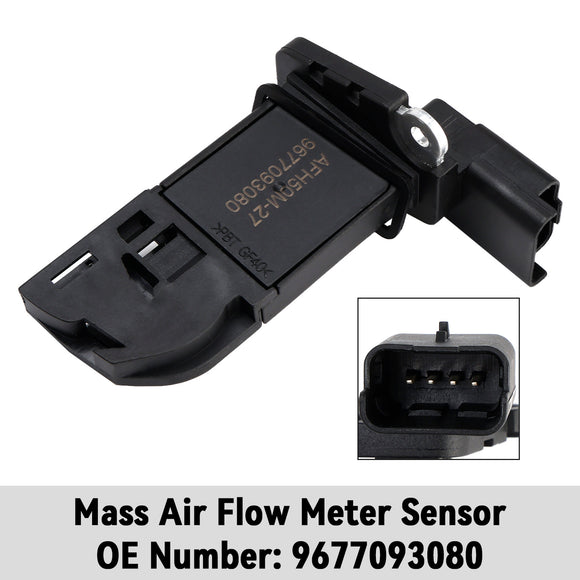 Mass Air Flow Meter Sensor 9677093080 For Citroen Peugeot 1.6 Blue HDI