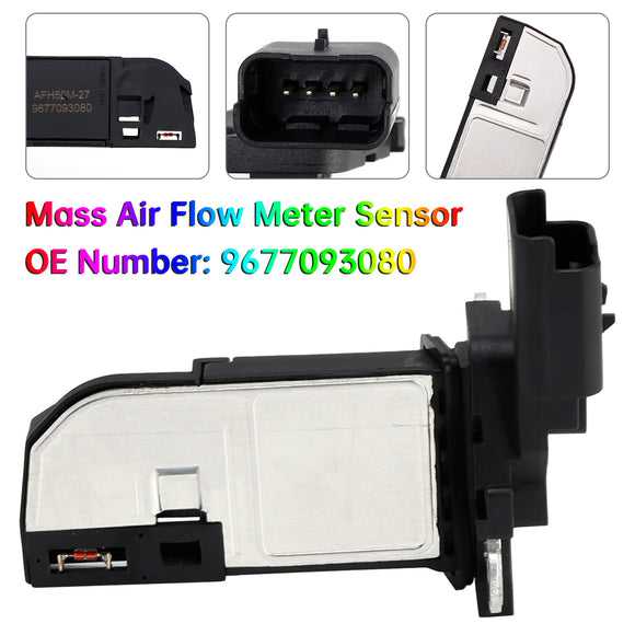 Mass Air Flow Meter Sensor 9677093080 For Citroen Peugeot 1.6 Blue HDI