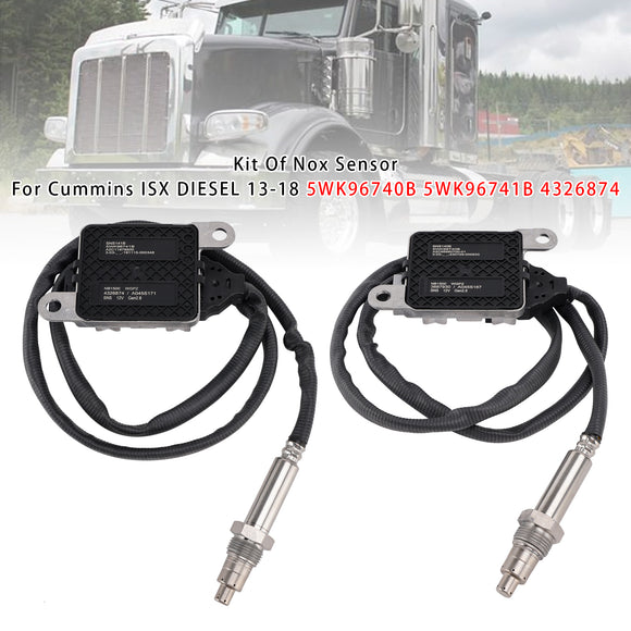 Kit Of Nox Sensor For Cummins ISX DIESEL 13-18 5WK96740B 5WK96741B 4326874