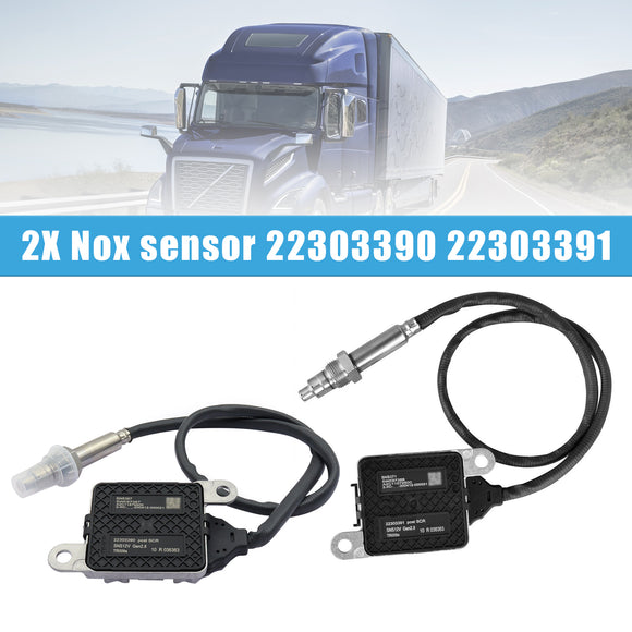 2x Nox sensor 22303390 22303391 For Volvo Truck D11 D13 D16 Mack