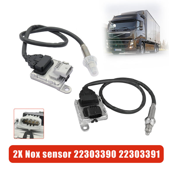 2x Nox sensor 22303390 22303391 For Volvo Truck D11 D13 D16 Mack