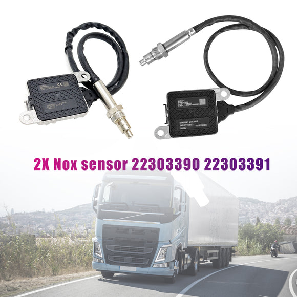 2x Nox sensor 22303390 22303391 For Volvo Truck D11 D13 D16 Mack