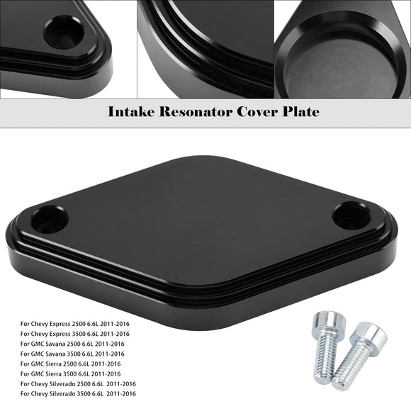 Intake Resonator Cover Plate for Chevy/GMC 2011-2016 Duramax 6.6L Diesel