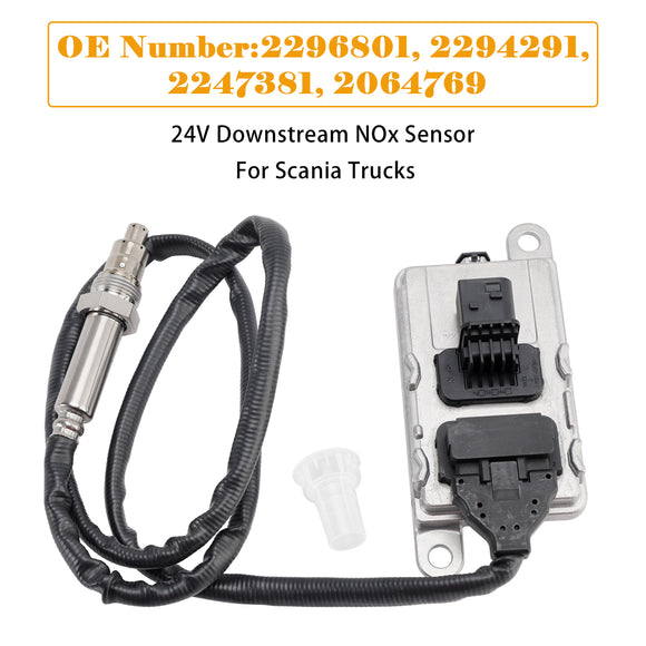24V Downstream Nitrogen Oxygen NOx Sensor 2294291 For Scania Trucks