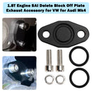 VW Audi Mk4 1.8T Engine SAI Delete Block Off Plate Exhaust Accessory-6